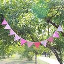 Lovely Handmade Fabric Flags Buntings Pennants Wedding Birthday Party Decoration Flag Bunting