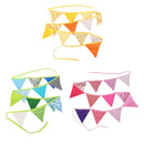 Lovely Handmade Fabric Flags Buntings Pennants Wedding Birthday Party Decoration Flag Bunting