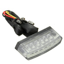 Motorcycle 6 LED Rear Number License Plate Light Red Lamp 12V E-mark