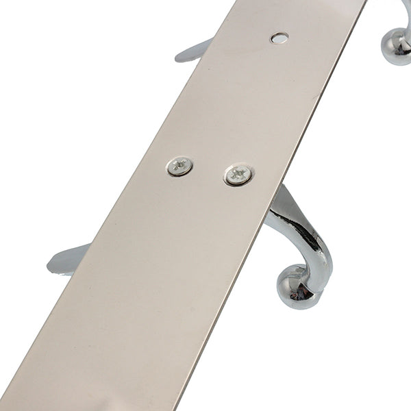 4 Hooks Stainless Steel Wall Mounted Towel Rack Clothes Hanger Coat Hat Holder