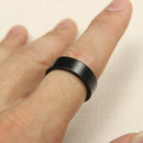 Kingmagic Hardcover Black Magician Magnetic Ring Stainless Steel Magic Props