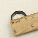 Kingmagic Hardcover Black Magician Magnetic Ring Stainless Steel Magic Props
