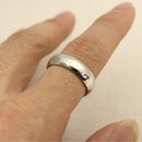 Kingmagic Hard Cover Magic Silver Circular Magnetic Ring Stainless Steel Magic Prop