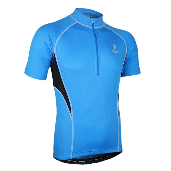 ARSUXEO Men's Short Sleeve Cycling Jersey Bike Bicycle Jersey Outdoor Sports Clothing