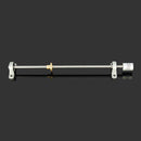 Machifit T8 400mm Stainless Steel Lead Screw Set with Mounted Ball Bearing and Shaft Coupling