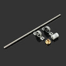 Machifit T8 400mm Stainless Steel Lead Screw Set with Mounted Ball Bearing and Shaft Coupling