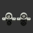 T8 300mm Stainless Steel Lead Screw Set with Shaft Coupling and Mounted Ball Bearing