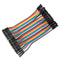 40pcs 10cm Female To Female Jumper Cable Dupont Wire For