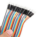 40pcs 10cm Male To Male Jumper Cable Dupont Wire For
