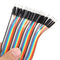 40pcs 10cm Male To Male Jumper Cable Dupont Wire For