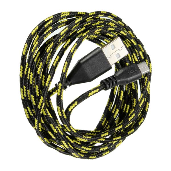 3M Micro USB Strong Round Braided Data Sync Charger Cable For Tablet Cell Phone