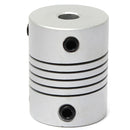 5mm x 5mm Aluminum Flexible Shaft Coupling OD19mm x L25mm CNC Stepper Motor Coupler Connector