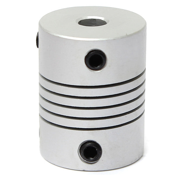 5mm x 5mm Aluminum Flexible Shaft Coupling OD19mm x L25mm CNC Stepper Motor Coupler Connector