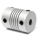 5mm x 5mm Aluminum Flexible Shaft Coupling OD19mm x L25mm CNC Stepper Motor Coupler Connector