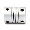 5mm x 5mm Aluminum Flexible Shaft Coupling OD19mm x L25mm CNC Stepper Motor Coupler Connector