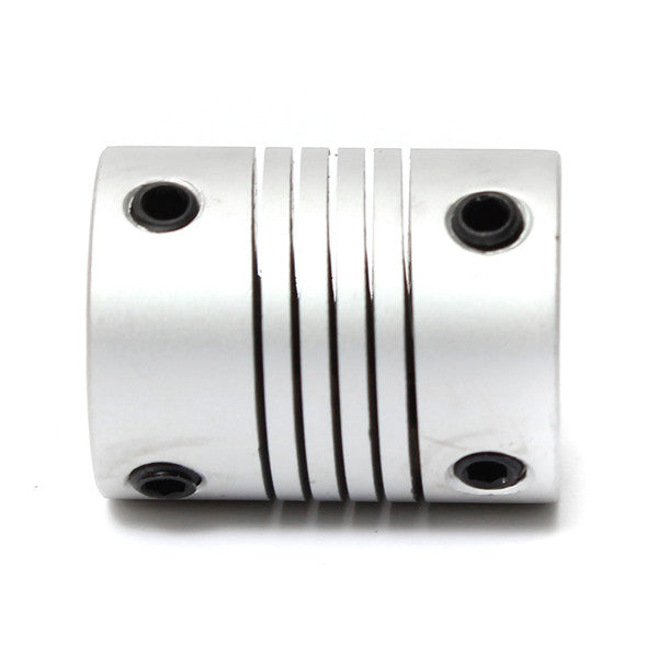 5mm x 5mm Aluminum Flexible Shaft Coupling OD19mm x L25mm CNC Stepper Motor Coupler Connector