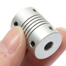 5mm x 6mm Aluminum Flexible Shaft Coupling OD19mm x L25mm CNC Stepper Motor Coupler Connector