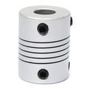 8mm x  8mm Aluminum Flexible Shaft Coupling OD19mm x L25mm CNC Stepper Motor Coupler Connector