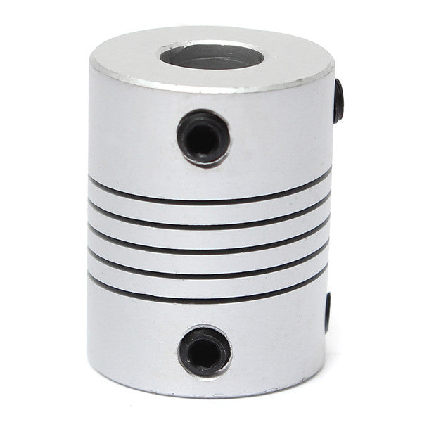 8mm x  8mm Aluminum Flexible Shaft Coupling OD19mm x L25mm CNC Stepper Motor Coupler Connector