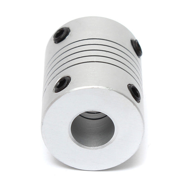 8mm x  8mm Aluminum Flexible Shaft Coupling OD19mm x L25mm CNC Stepper Motor Coupler Connector