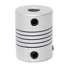 6mm x 8mm Aluminum Flexible Shaft Coupling OD19mm x L25mm CNC Stepper Motor Coupler Connector