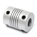6mm x 8mm Aluminum Flexible Shaft Coupling OD19mm x L25mm CNC Stepper Motor Coupler Connector