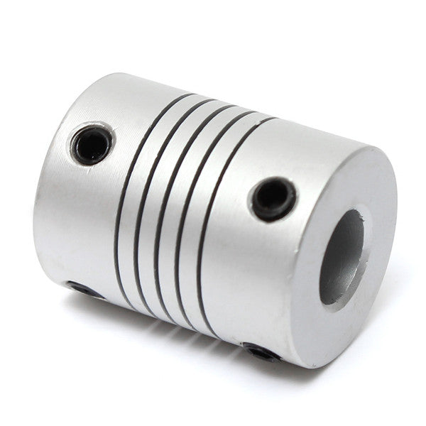 6mm x 8mm Aluminum Flexible Shaft Coupling OD19mm x L25mm CNC Stepper Motor Coupler Connector