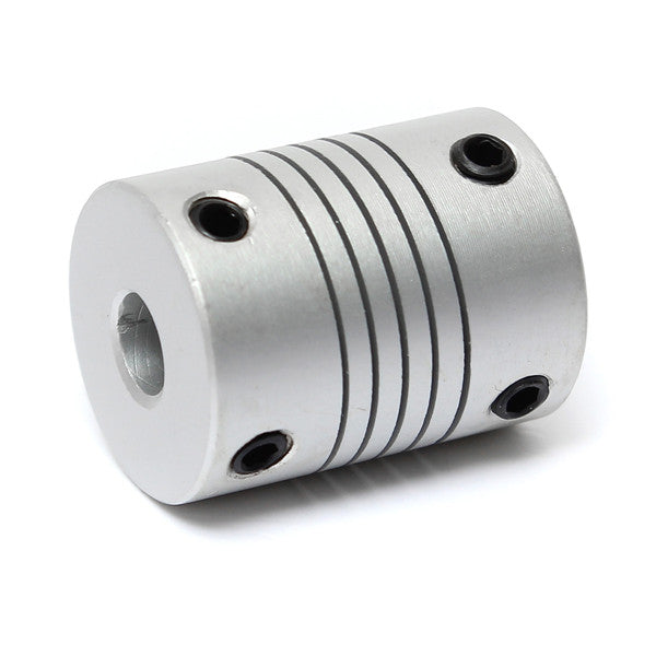 6mm x 8mm Aluminum Flexible Shaft Coupling OD19mm x L25mm CNC Stepper Motor Coupler Connector