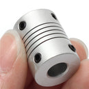 6mm x 8mm Aluminum Flexible Shaft Coupling OD19mm x L25mm CNC Stepper Motor Coupler Connector