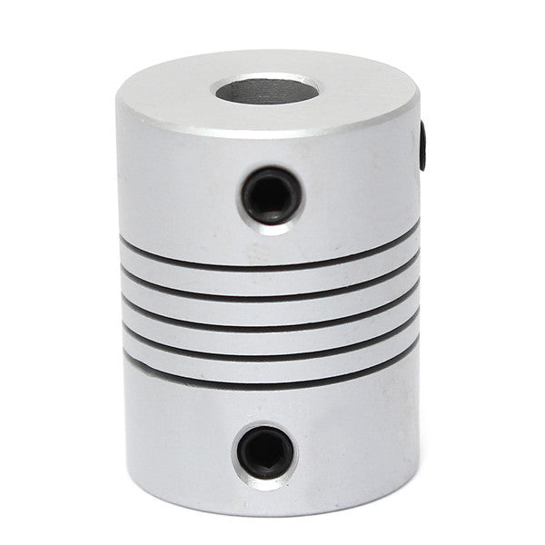 6mm x 6.35mm Aluminum Flexible Shaft Coupling OD19mm x L25mm CNC Stepper Motor Coupler Connector