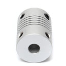 6mm x 6.35mm Aluminum Flexible Shaft Coupling OD19mm x L25mm CNC Stepper Motor Coupler Connector