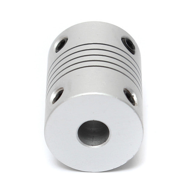 6mm x 6.35mm Aluminum Flexible Shaft Coupling OD19mm x L25mm CNC Stepper Motor Coupler Connector
