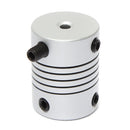 3mm x 3mm Aluminum Flexible Shaft Coupling OD19mm x L25mm CNC Stepper Motor Coupler Connector