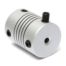 3mm x 3mm Aluminum Flexible Shaft Coupling OD19mm x L25mm CNC Stepper Motor Coupler Connector