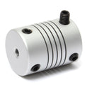 3mm x 3mm Aluminum Flexible Shaft Coupling OD19mm x L25mm CNC Stepper Motor Coupler Connector