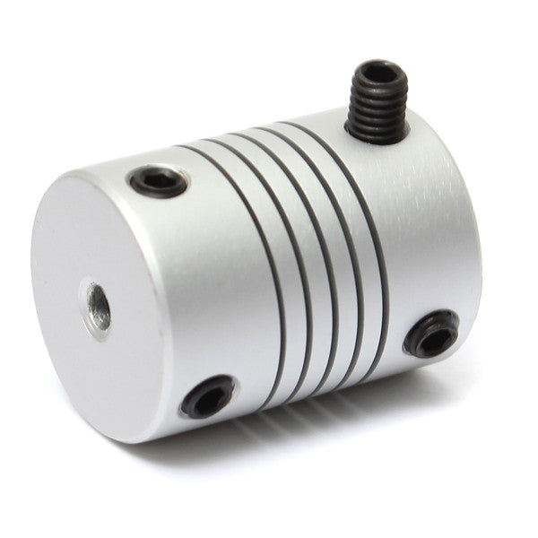 3mm x 3mm Aluminum Flexible Shaft Coupling OD19mm x L25mm CNC Stepper Motor Coupler Connector