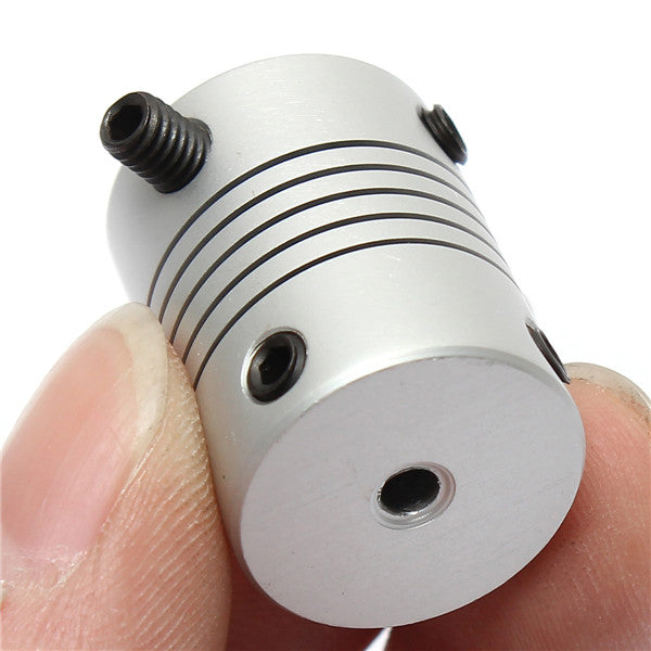 3mm x 3mm Aluminum Flexible Shaft Coupling OD19mm x L25mm CNC Stepper Motor Coupler Connector