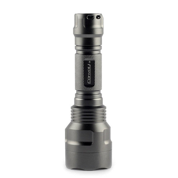NEW Gray Convoy C8 L2 7135x8 SMO Integrated Head LED Flashlight
