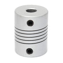 6mm x 6mm Aluminum Flexible Shaft Coupling OD19mm x L25mm CNC Stepper Motor Coupler Connector