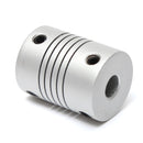 6mm x 6mm Aluminum Flexible Shaft Coupling OD19mm x L25mm CNC Stepper Motor Coupler Connector