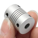 6mm x 6mm Aluminum Flexible Shaft Coupling OD19mm x L25mm CNC Stepper Motor Coupler Connector