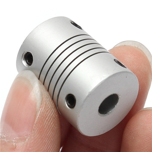 6mm x 6mm Aluminum Flexible Shaft Coupling OD19mm x L25mm CNC Stepper Motor Coupler Connector