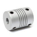 6mm x 6mm Aluminum Flexible Shaft Coupling OD19mm x L25mm CNC Stepper Motor Coupler Connector