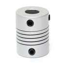 8mm x  10mm Aluminum Flexible Shaft Coupling OD19mm x L25mm CNC Stepper Motor Coupler Connector
