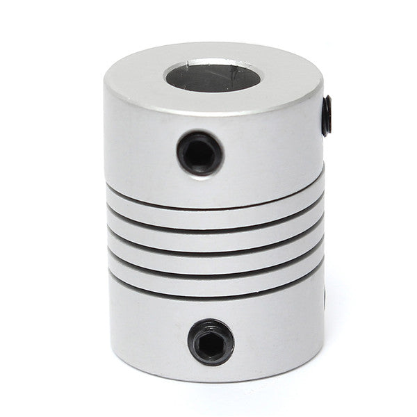 8mm x  10mm Aluminum Flexible Shaft Coupling OD19mm x L25mm CNC Stepper Motor Coupler Connector
