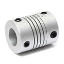 8mm x  10mm Aluminum Flexible Shaft Coupling OD19mm x L25mm CNC Stepper Motor Coupler Connector