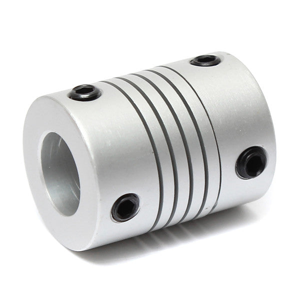 8mm x  10mm Aluminum Flexible Shaft Coupling OD19mm x L25mm CNC Stepper Motor Coupler Connector