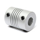 8mm x  10mm Aluminum Flexible Shaft Coupling OD19mm x L25mm CNC Stepper Motor Coupler Connector