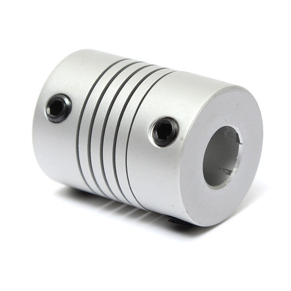 8mm x  10mm Aluminum Flexible Shaft Coupling OD19mm x L25mm CNC Stepper Motor Coupler Connector