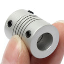 8mm x  10mm Aluminum Flexible Shaft Coupling OD19mm x L25mm CNC Stepper Motor Coupler Connector